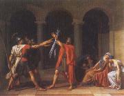 Jacques-Louis David Oath of the Horatii oil on canvas